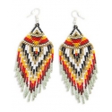 Myra Bag® Ladies' Vibrant Fiesta Beaded Earrings