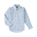 Wrangler® Boys' Classic LS Buttondown Print Shirt