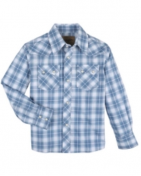 Wrangler Retro® Boys' LS Snap Print Shirt