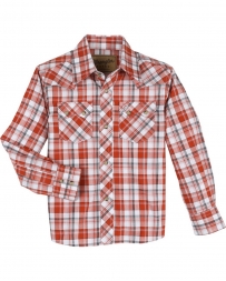 Wrangler Retro® Boys' LS Snap Plaid Shirt