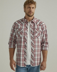 Wrangler® Men's WFS LS Snap Plaid