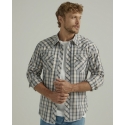 Wrangler® Men's WFS LS Snap Plaid