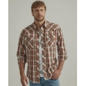 Wrangler® Men's WFS LS Snap Plaid