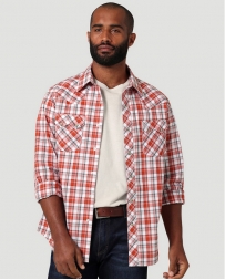 Wrangler Retro® Men's Long Sleeve Snap Plaid