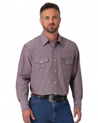 Wrangler® Men's Denim Workshirt Burgundy