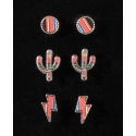 Silver Strike® Ladies' Serape Set Of 3 Earrings