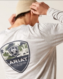 Ariat® Men's Charger Logo LS Tee