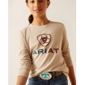 Ariat® Girls' Serape Shield LS Tee