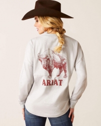 Ariat® Ladies' True West Oversized LS Tee