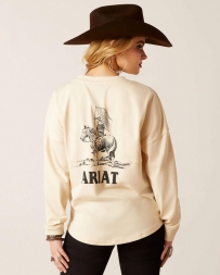 Ariat® Ladies' True West Oversized LS Tee