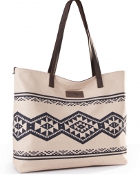 Wrangler® Ladies' Aztec Canvas Tote