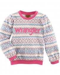 Wrangler® Girls' Aztec Graphic Sweatshirt