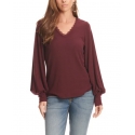 Wrangler® Ladies' Balloon Sleeve Top