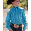 Cinch® Boys' LS Print Shirt