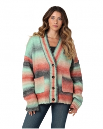 Wrangler® Ladies' Boxy Cardigan Sweater