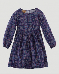 Wrangler® Girls' Western Print Peasant Dress