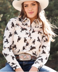 Cruel® Ladies' Bucking Horse Western Top