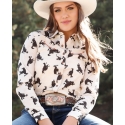 Cruel® Ladies' Bucking Horse Western Top