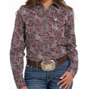 Cinch® Ladies' Performance LS Paisley Snap