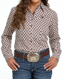 Cinch® Ladies' Performance LS Button Print