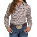 Cinch® Ladies' Performance LS Button Print