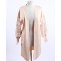 Ladies' Lace Sleeve Cardigan