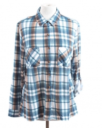 Ladies' Brushed Plaid Shirt