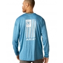 Ariat® Men's Charger Logo LS Tee