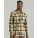 Wrangler® Men's ATG Mixed Materials Plaid Shirt