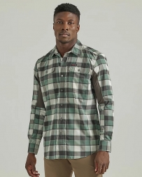 Wrangler® Men's ATG Mixed Materials Plaid Shirt