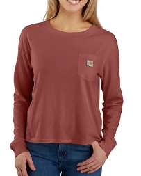 Carhartt® Ladies' LS Pocket T-Shirt