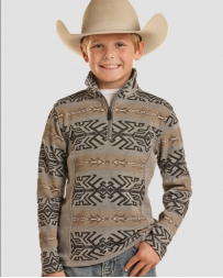 Powder River Outfitters Kids' Melange Aztec Pullover