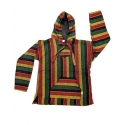 Men's Rasta Baja Hoodie