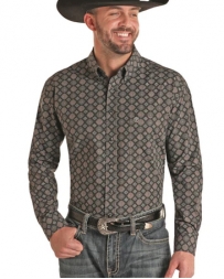 Rock & Roll Cowboy® Men's Classic LS Buttondown Print Shirt