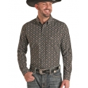 Rock & Roll Cowboy® Men's Classic LS Buttondown Print Shirt