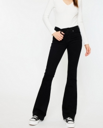 Kancan® Ladies' Mid Rise Black Flare Jeans