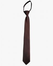 Spear Point® Apparel Men's Zipper Tie Dark Brown