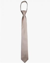 Spear Point® Apparel Men's Zipper Tie Taupe