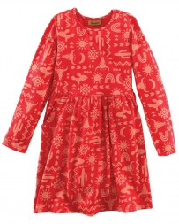 Wrangler® Girls' Western Print Denim Dress