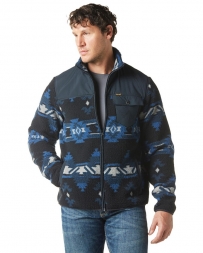 Wrangler® Men's Mixed Sherpa Full Zip