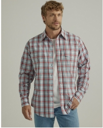 Wrangler® Men's WFS LS Snap Plaid