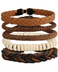 Men's 5PK Wood Corded Set Brown