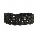 Men's Black Braided Bracelet