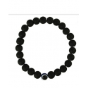 Men's Watchful Eye Blck Matte Bracelet