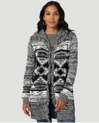 Wrangler® Ladies' Aztec Long Cardigan