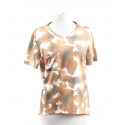 Ladies' Brown Cow Print Tee