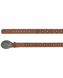 Catchfly® Girls' Embossed Flower Belt