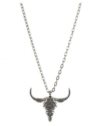 Justin® Boots Ladies' Filigree Steer Necklace