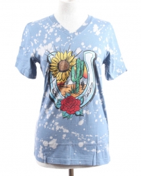 Ladies' Floral Desert Graphic Tee