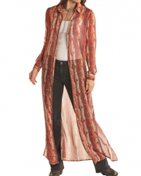 Panhandle® Ladies' Long Sleeve Printed Duster